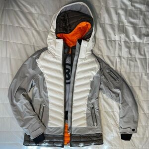 Bogner Fire + Ice Janka3 Insulated Sport Ski Jacket white and grey M/8